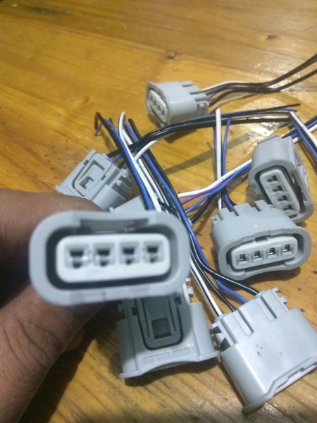 KABEL SOKET KOIL COIL BUSI 4 PIN TOYOTA VIOS-YARIS-ALTIS-LIMO-AVANZA-HARIER-WISH-VELOZ-CAMRY