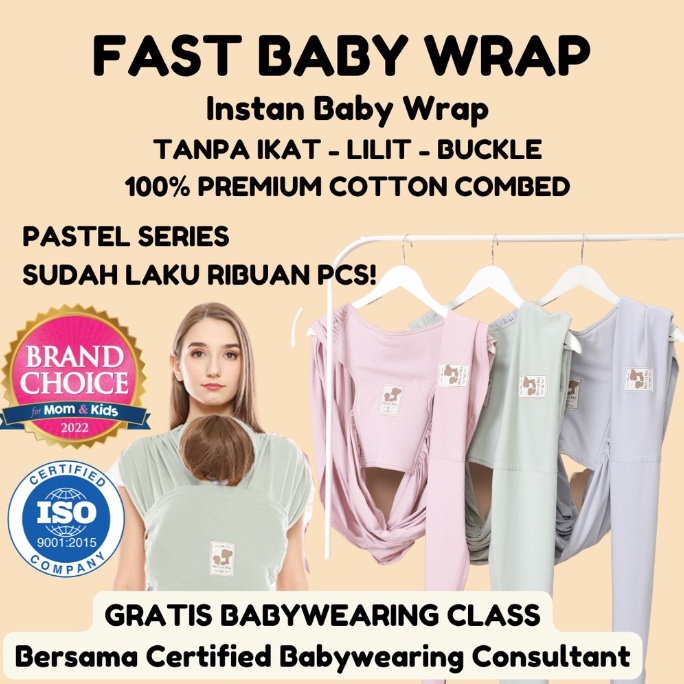 MERE ET MOI FAST BABY WRAP | Geos | Gendongan Kaos Bayi [LIMITED EDITION]