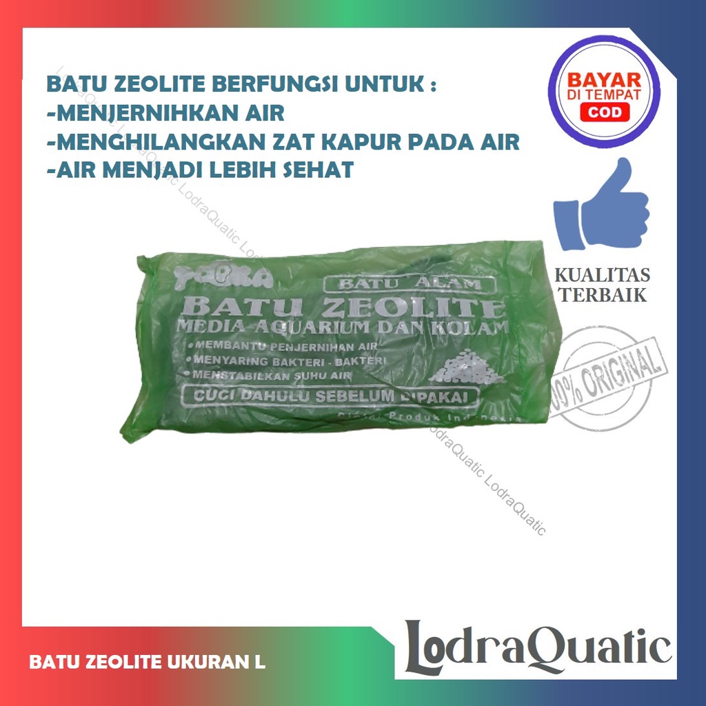 FILTER BATU ZEOLIT AKTIF UKURAN L MEDIA FILTRASI ZEOLITE AKTIF AQUARIUM MEDIA FILTER AQUARIUM MEDIA FILTER KOLAM PENJERNIH AIR NETRAL PH AIR AQUARIUM KOLAM PENGHILANG ZAT KAPUR PADA AIR