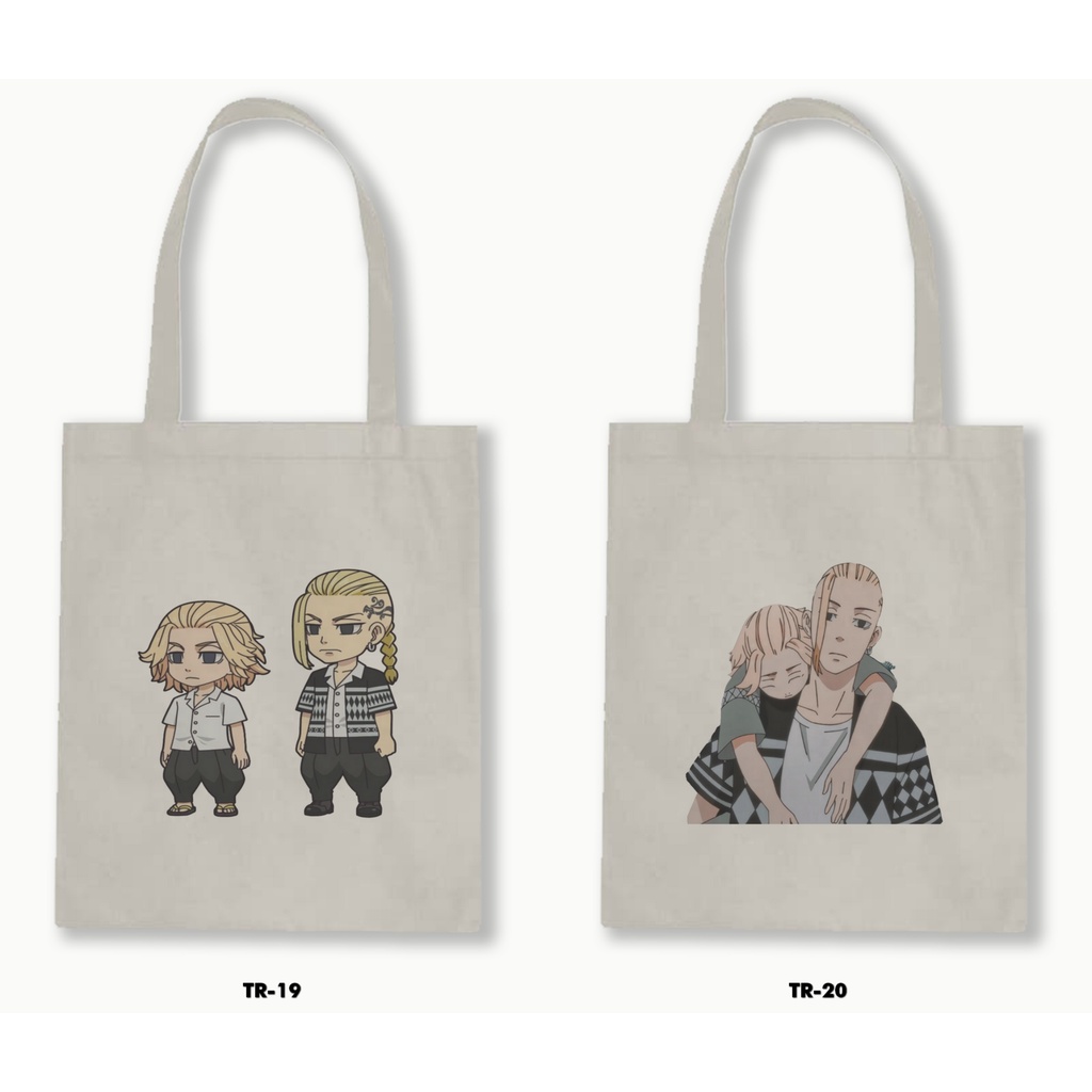 TOTE BAG BLACU - TOKYO REVENGERS / ANIME / MANGA 01