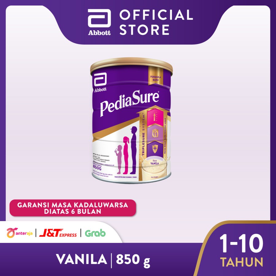 

RB PEDIASURE TRIPLESURE VANILA 850gr / PEDIASURE TRIPLESURE MADU 850gr