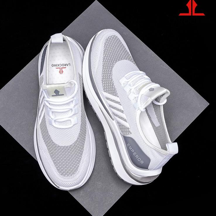 Emperor Putih Abu | Sepatu Sneakers Running Gym Shoes Sports –GF.02Jn22н
