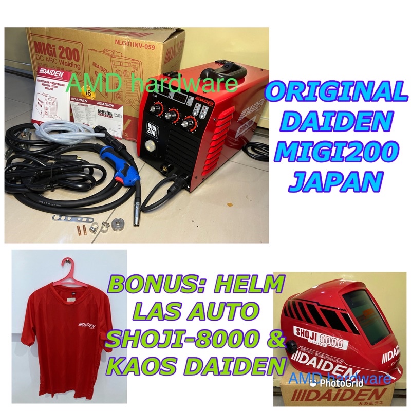 Jual Daiden Migi Mesin Las Mig Tanpa Gas Co Mag Migi Ampere Gasless Daiden Original