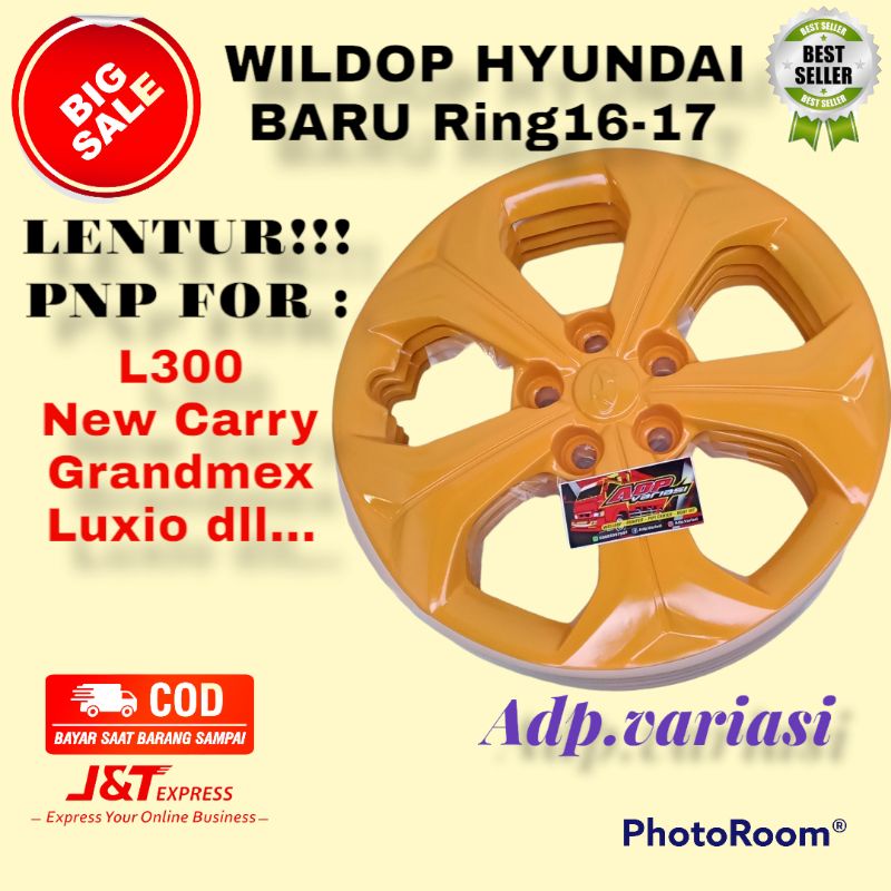 (COD) Wildop Hyundai Baru Ring 16-17 L300 (1 biji)