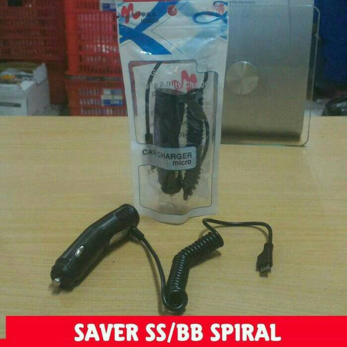 Saver Mobil Car Charger Samsung Spiral