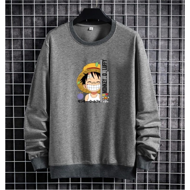 COD/DS/BAJU SWEATER LUFFY NYENGIR (M-L-XL)