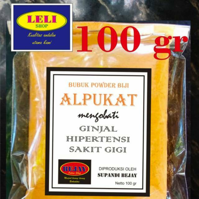 

Powder bubuk biji ALPUKAT 100 gr