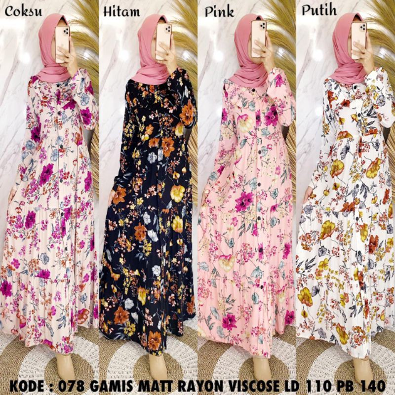 Gamis Nagita Rayon Viscose 078
