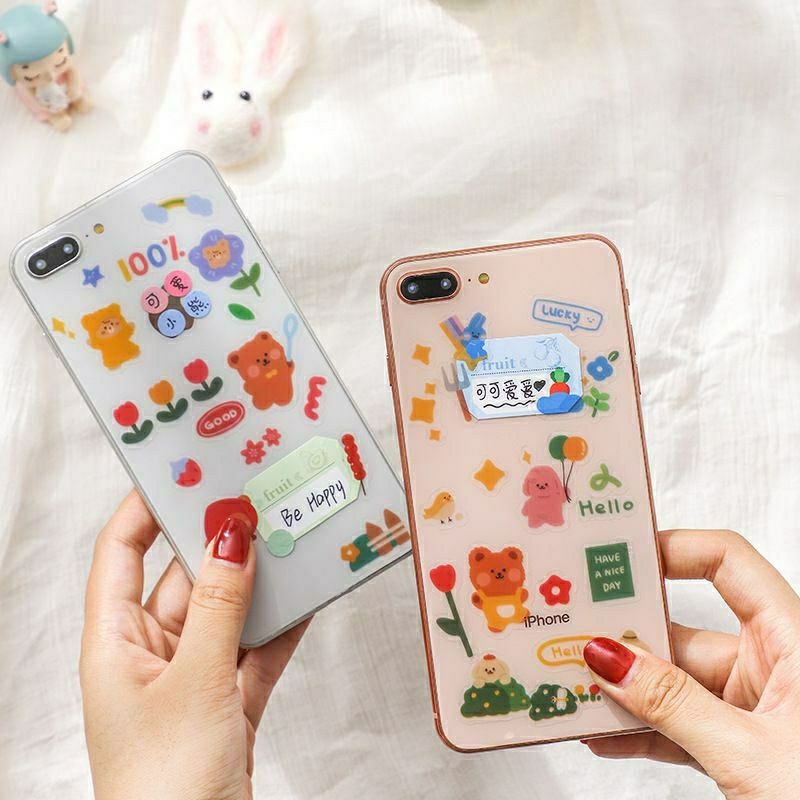 

stiker dekorasi scrapbook atau tumblr bisa untuk ponsel isi 3lembar