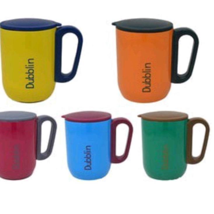 Menarik.. Mug Gelas Cangkir Tahan Panas Dubblin Polo 220 220ML / MUG DUBBLIN MUG Kopi Teh Stainless 