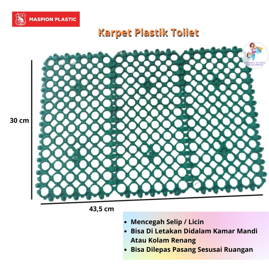 Karpet Plastik Toilet Maspion (Anti Slip) B A007