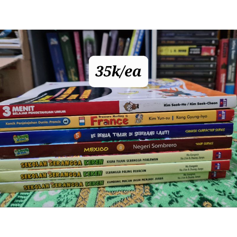 Edukomik Sekolah Serangga Keren, Petualangan Dolly, 3 Menit Belajar Pengetahuan Umum, Komik Penjelaj