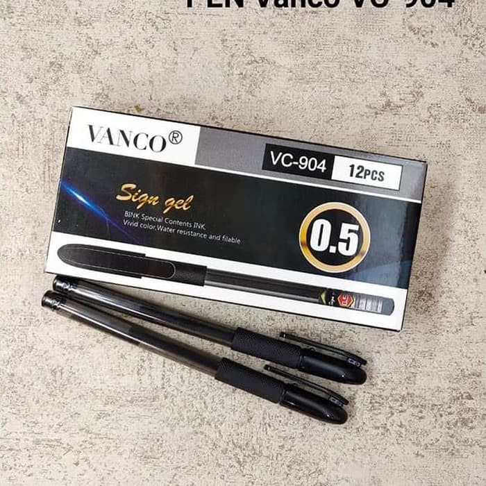 

Bolpen/ Pulpen/ Pena Vanco 0,5 mm VC-904 (12 Pcs/ 1 Lusin)