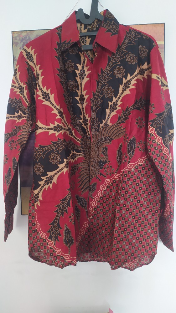 [ Bisa Cod ] Kemeja Batik Lengan Panjang Kondangan Navy Series By Batikid