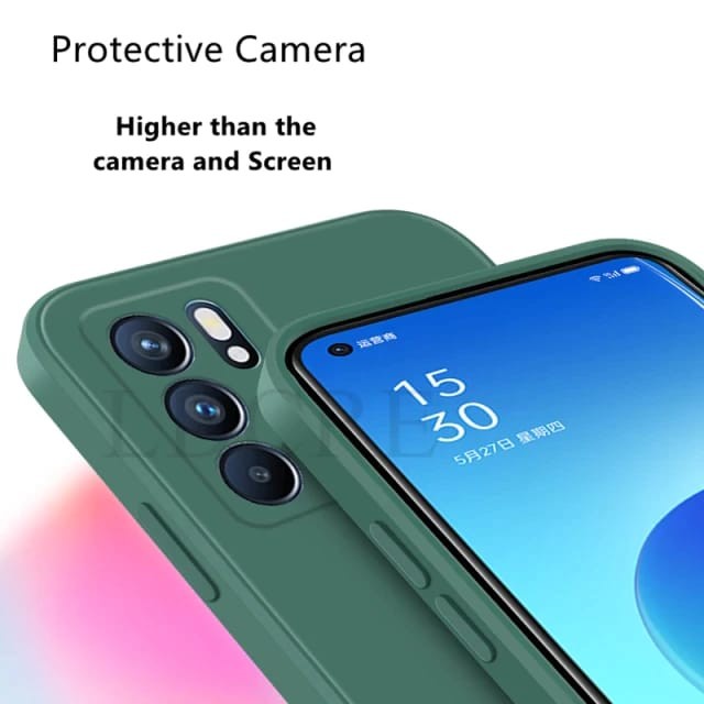 OPPO RENO6 5G / RENO6 PRO 5G SOFT CASE LIQUID SILICONE SLIM CASING COVER