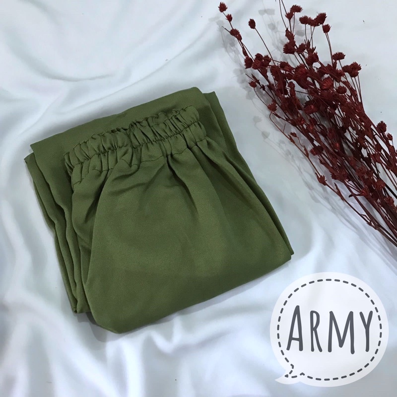 ROK PANJANG MOSCREPE PREMIUM TIDAK NERAWANG-Moscrepe Army