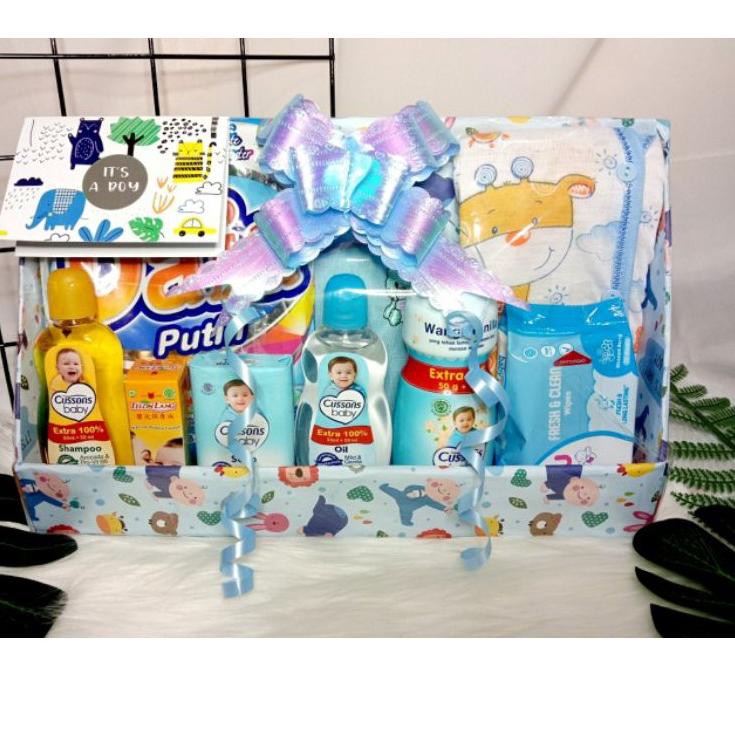 KADO BAYI BARU LAHIR PAKET LAHIRAN PERLENGKAPAN BAYI DENGAN 1 SET BAJU BAYI
