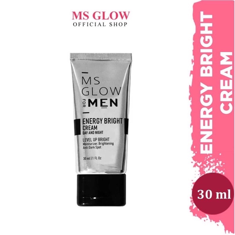 MS Glow Men / MS Glow For Men / serum ms glow men / facial wash ms glow men / energy bright ms glow