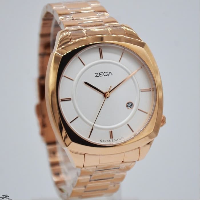 jam tangan pria zeca 2008 original stainless steel