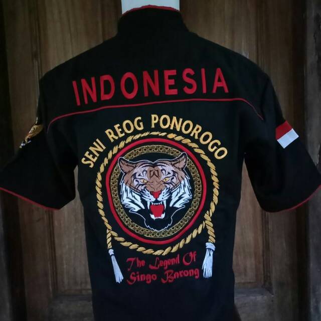 Baju motif macan barongan