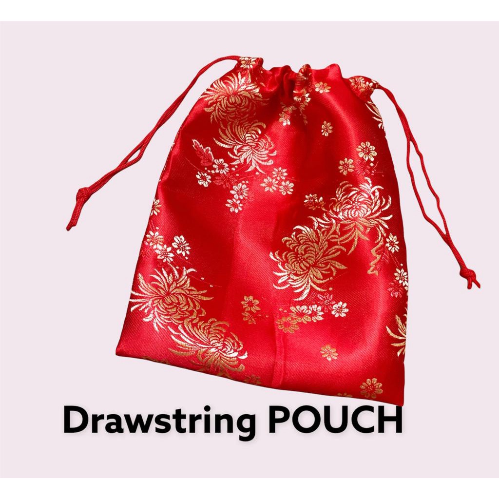 Fawn'G Handmade - Pouch Serut Imlek Bahan Cheongsam Imlek