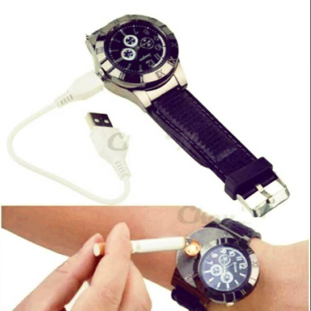 Jam Tangan Korek USB cas