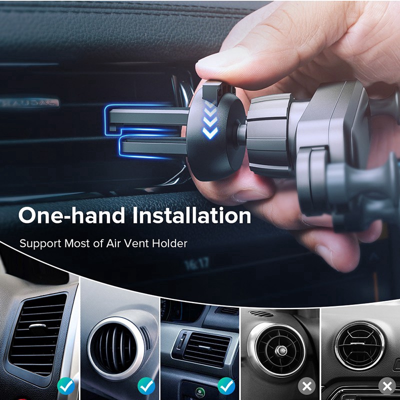 Universal Car Phone Holder Ventilasi Udara Auto Cell Phone Holder Mount Stand Gravity Bracket Untuk Ponsel Universal