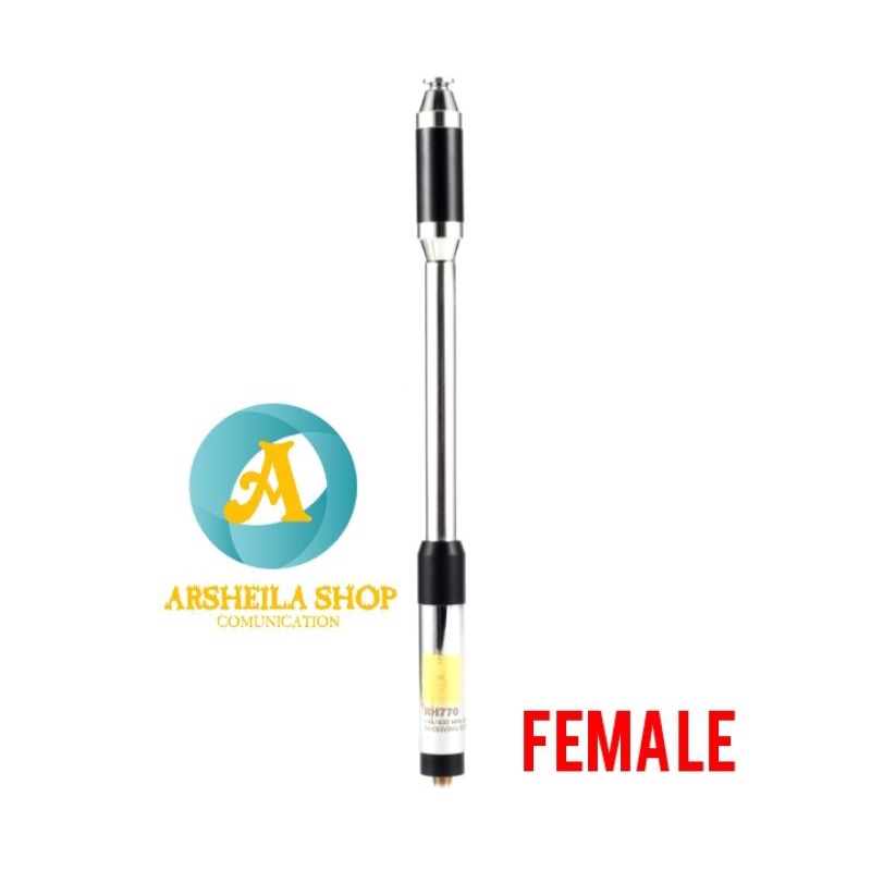 Antena ht dual coil superstik rh770 female bagus