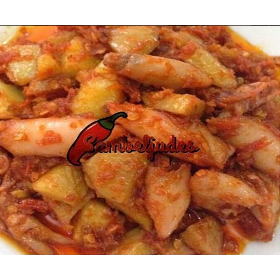 

sambal cumi asin jengkol