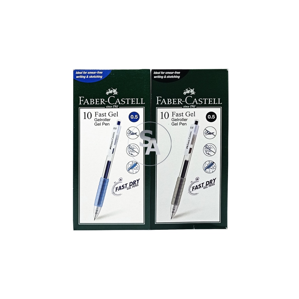 

Faber Castell Pulpen Gel Pen Fast DRY 0.5mm - [ PCS ]