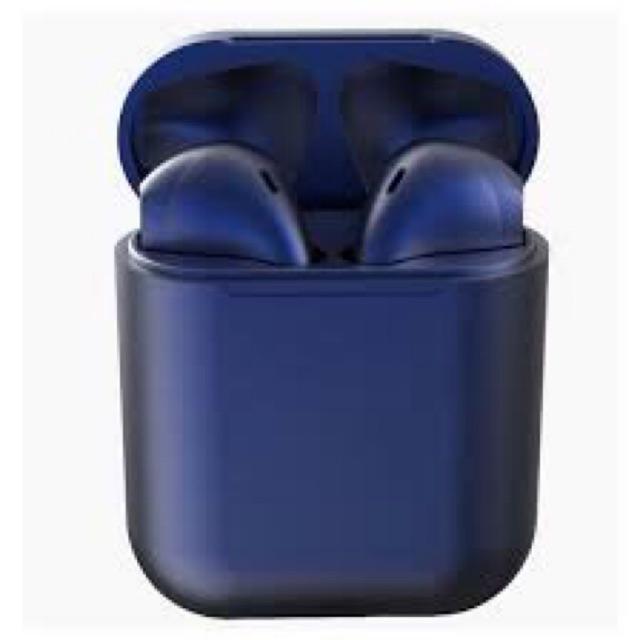 Inpods 12 Headset Bluetooth 5.0 Wireless Earphones Inpods12 Macaron Can Rename-Navy