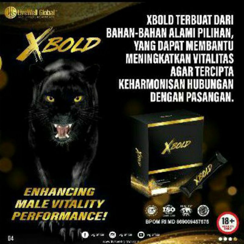 XBOLD X BOLD Suplemen KHUSUS PRIA SUPLEMENT STAMINA PRIA STRONG TAHAN