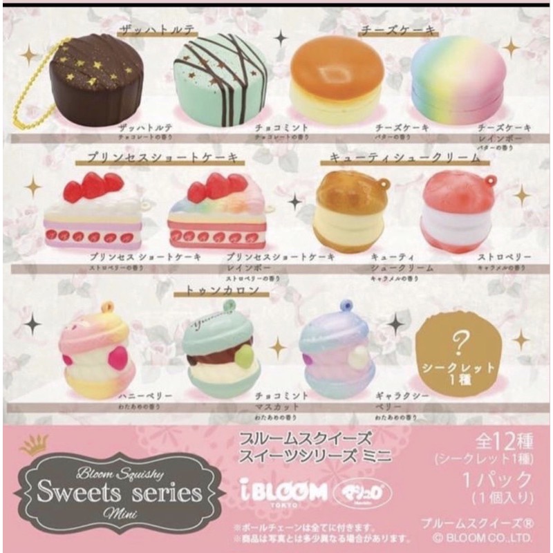 Squishy Ibloom Mini Sweet Series New Best Seller Soft and Slow Lisenced Super Murah