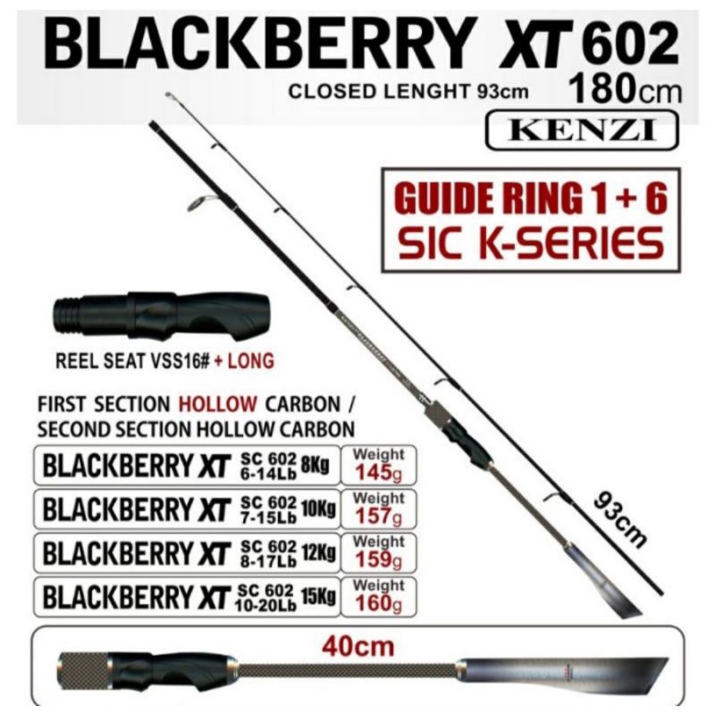 JORAN KENZI BLACKBERRY XT 180 ... 10 - 20 LB