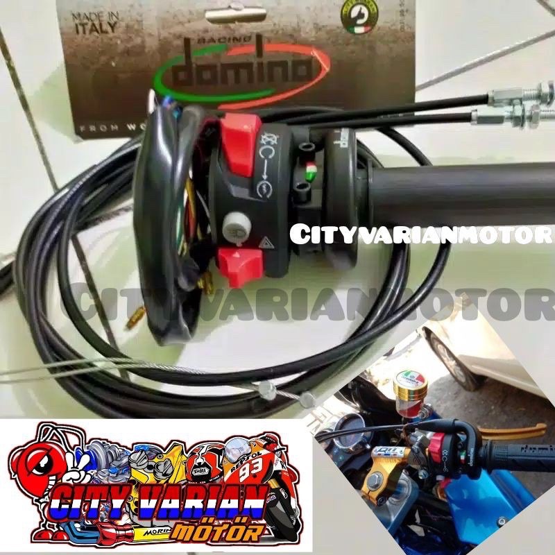 Paket Gas Spontan Xabre 2 Kabel Saklar Xabre ducati Yamaha R15 R25 Vixion Ninja RR New Cb150 R KLX CRF 150