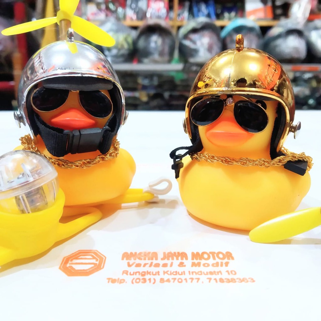 BEBEK HELM BEBEK KUNING LUCU VARIASI MOTOR MOBIL Shopee Indonesia