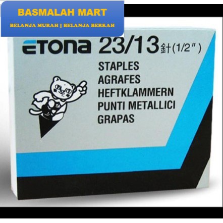 

ISI STAPLES ETONA 23/13 (Ilham Berkah Mart)