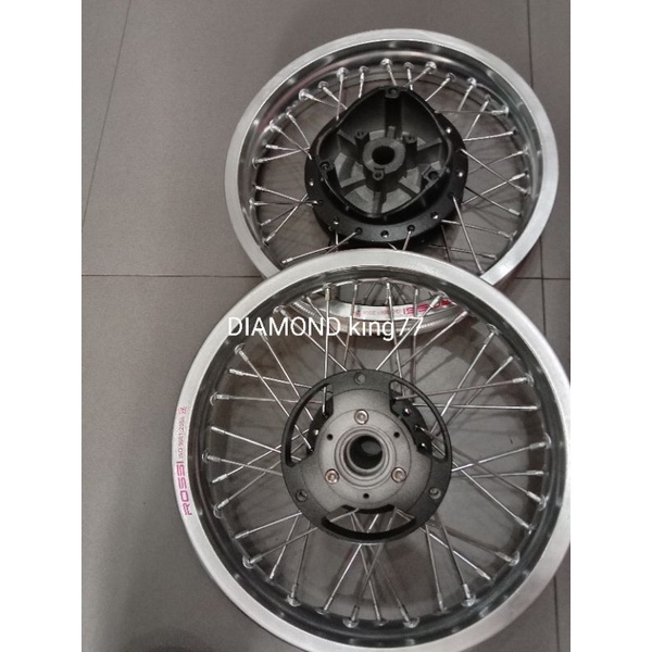 TROMOL SET SCARLET DBS PLUS JARI TDR PLUS VELG ROSSI SET 185 x 215 x 250 x300x 350x14 N MAX OLD -N M