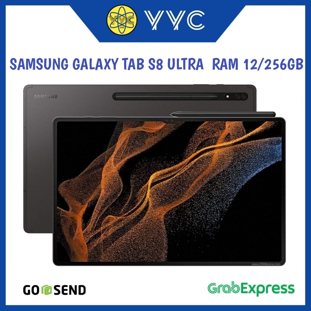 Tablet / Samsung Galaxy Tab S8 Ultra Ram 12/256GB RAM [ 12 ROM 256GB ] 14.6" Garansi Resmi