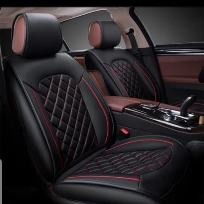 Sarung jok mobil avanza veloz, grand avanza bahan ferrari