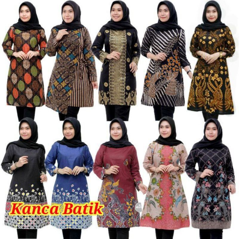 Promo Baju Tunik Batik Diskon