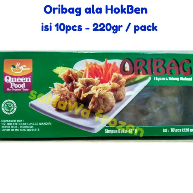 

Oribag polos Queen food