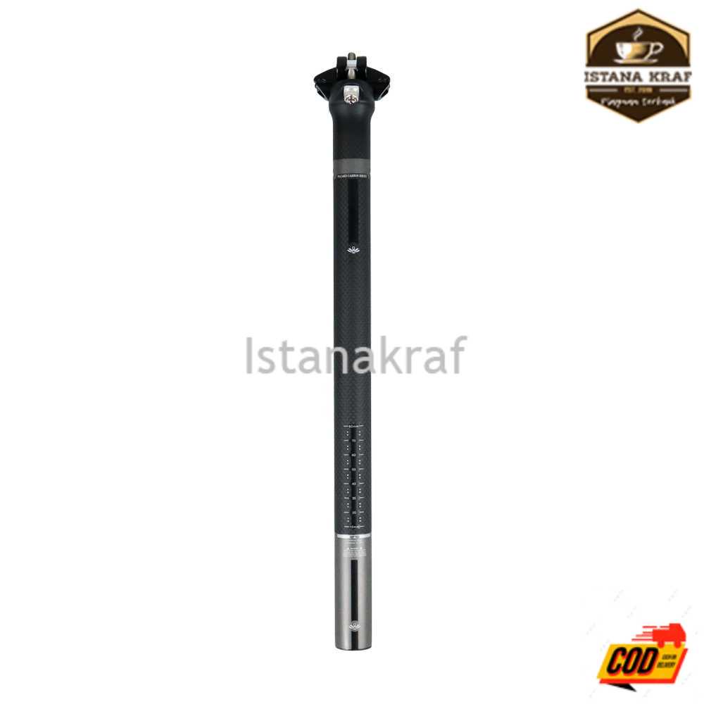 WACAKO Seatpost Sepeda Carbon Fiber Superlight Road Bike 27.2-400mm