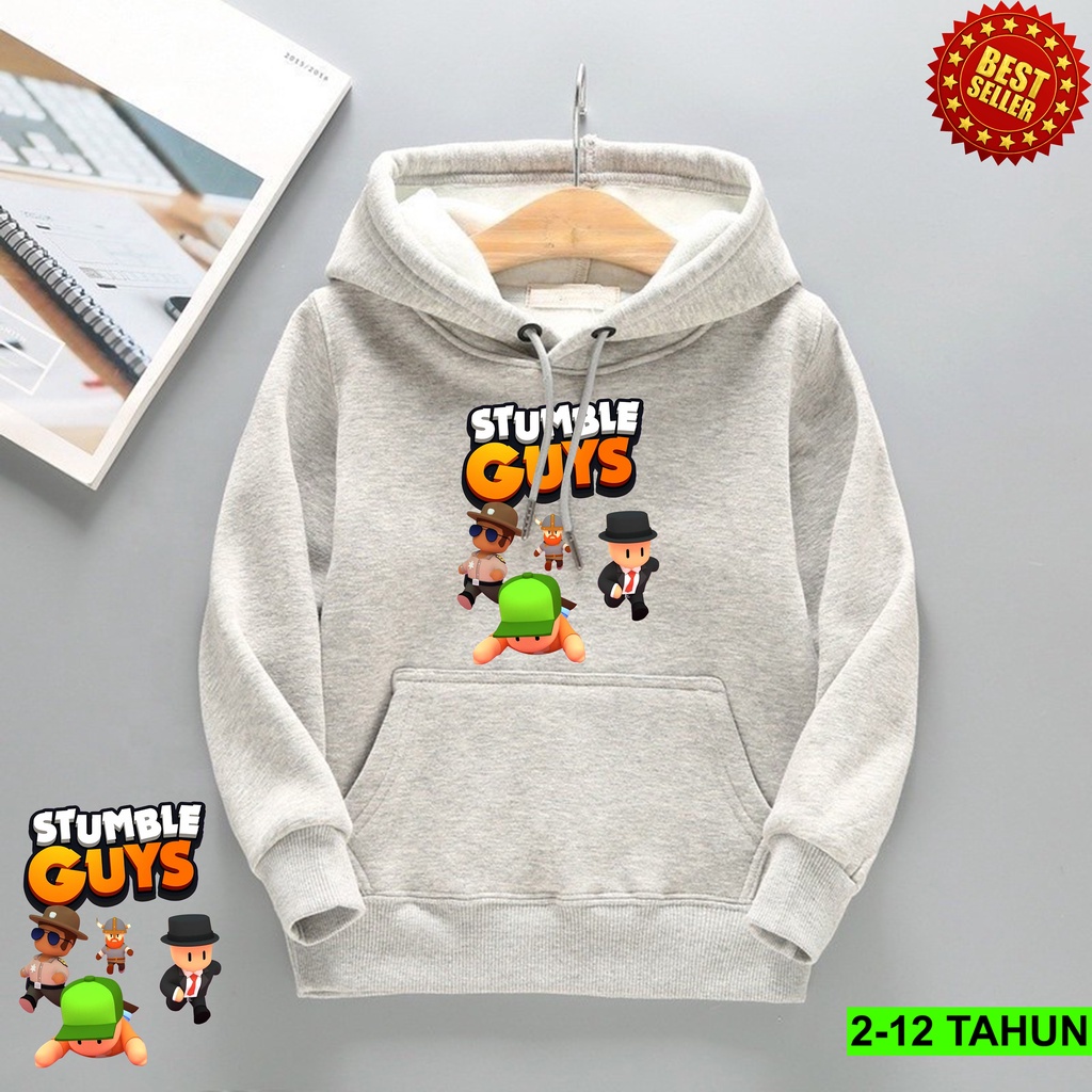 Hoodie Stumble Guys Anak Laki Laki Perempuan / Hodie Anak Usia 2 3 4 5 6 7 8 9 10 11 12 Tahun / Jaket Game Stumble Guys Anak Cewek Cowok / Switer Distro Bisa Cod / Suiter STUMBLE GUYS Anak Terbaru / Sweeter Anak / Switer Anak