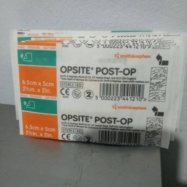 opsite 6.5 cm opsite post op 6,5 cm x 5 cm dan conkote 6x7cm