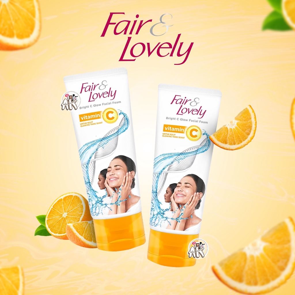 FAIR AND LOVELY BRIGHT C GLOW FACIAL FOAM VITAMIN C 50ML-100ML