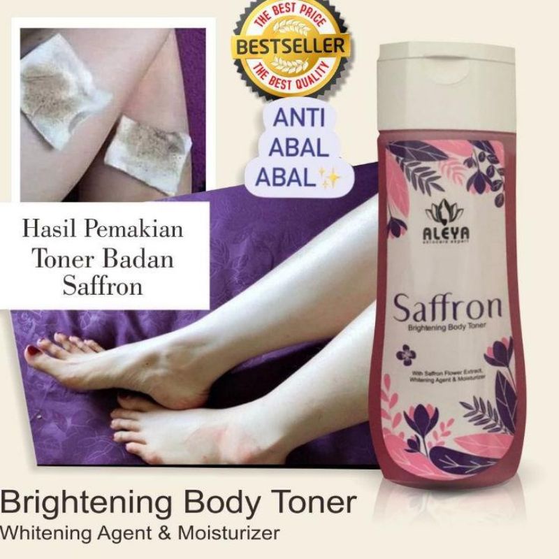 Toner Badan Whitening Aleya Saffron brightening aleya