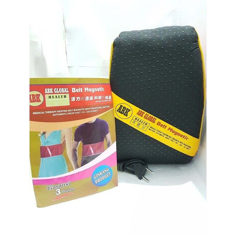 Bantal Panas Sauna Belt ABK Bintik / Besar / Sabuk Panas  / Belt Magnetic KSS / Terapi / Kesehatan