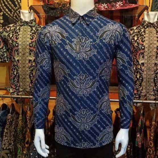Batik pria Lengan Panjang Slimfit Modern Batik Slimfit Pria