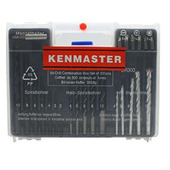 DISKON BESAR Kenmaster Mata Bor Set POLOS Besi Kayu Tembok dan Mata Obeng Fisher